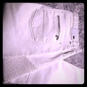 Men's white skinny jeans, worn only once!